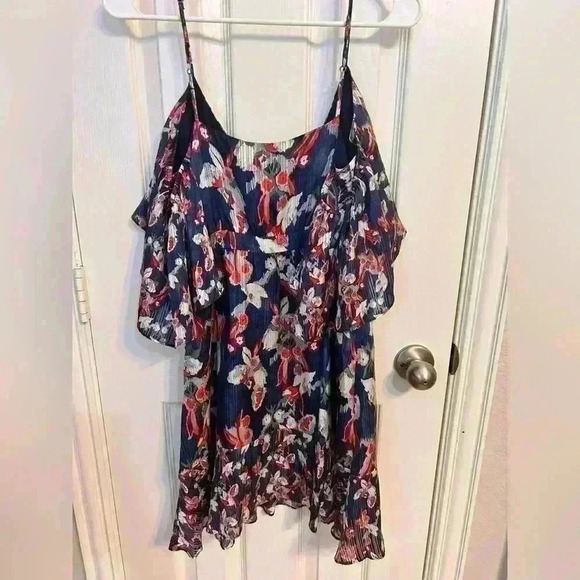 Tanya Taylor Amylia Dress in Navy Size 4 - Picture 3 of 6